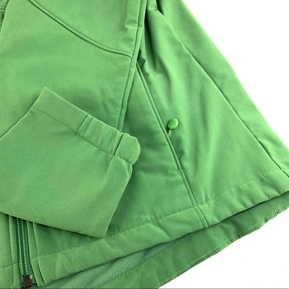 Black Diamond Green Zip Front Hard Shell Jacket - Picture 3 of 8